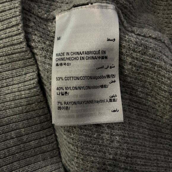 INC International Concepts Inc. Rainbow Stripe Sweatshirt Hoodie Sz Medium Gray - Picture 5 of 8